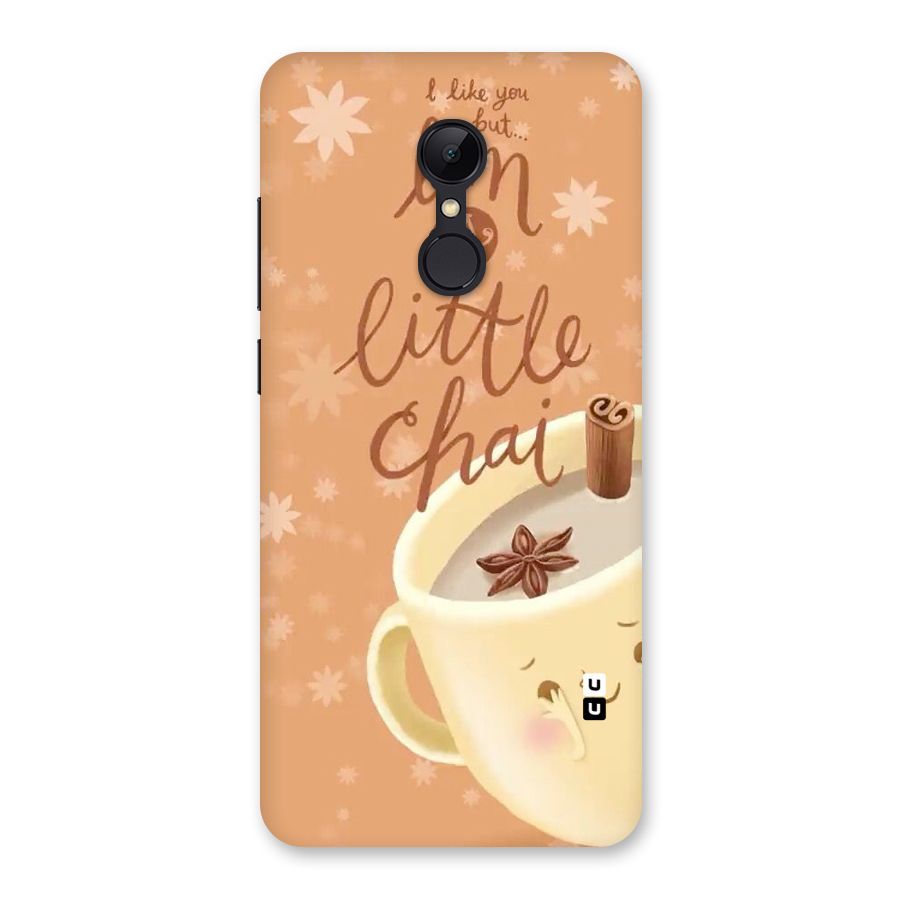 A Little Chai Back Case for Redmi 5