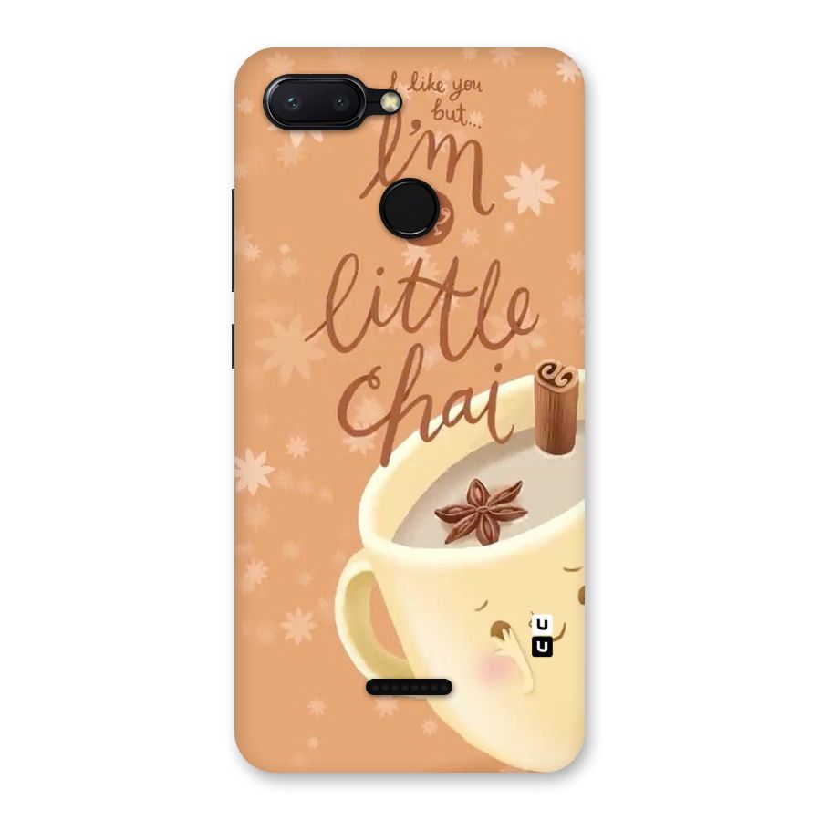A Little Chai Back Case for Redmi 6