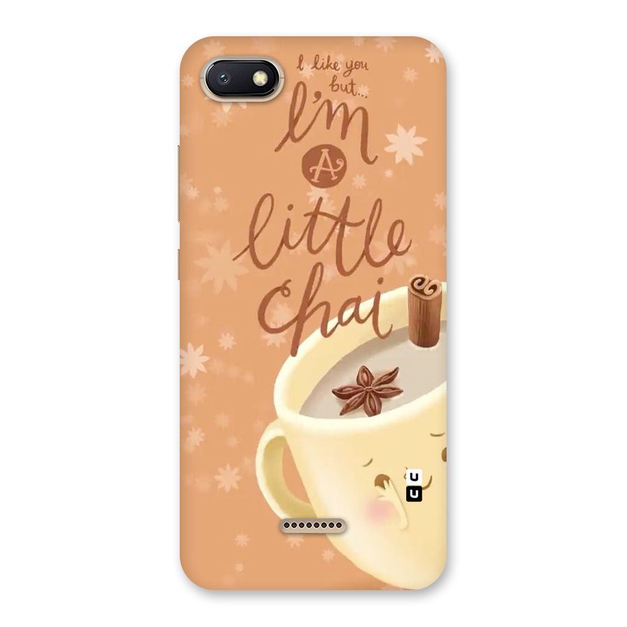A Little Chai Back Case for Redmi 6A