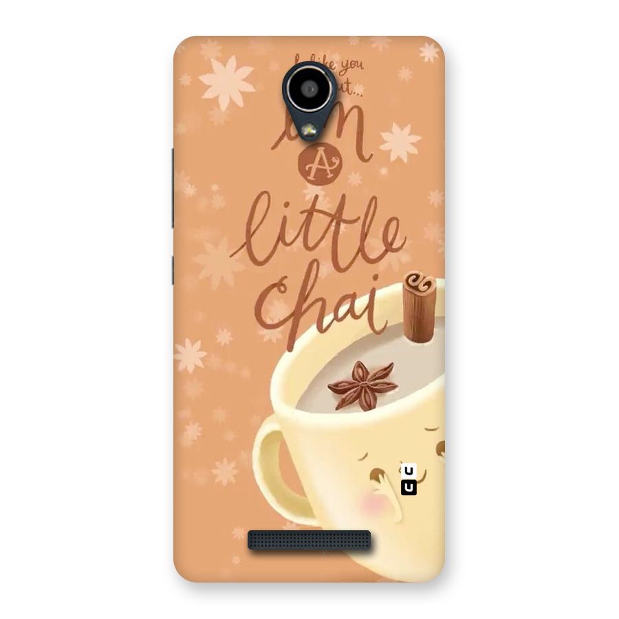 A Little Chai Back Case for Redmi Note 2