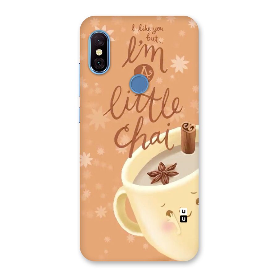 A Little Chai Back Case for Redmi Note 6 Pro