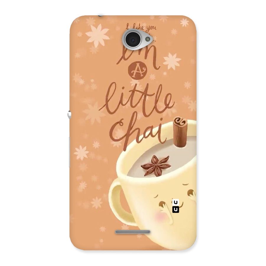 A Little Chai Back Case for Sony Xperia E4