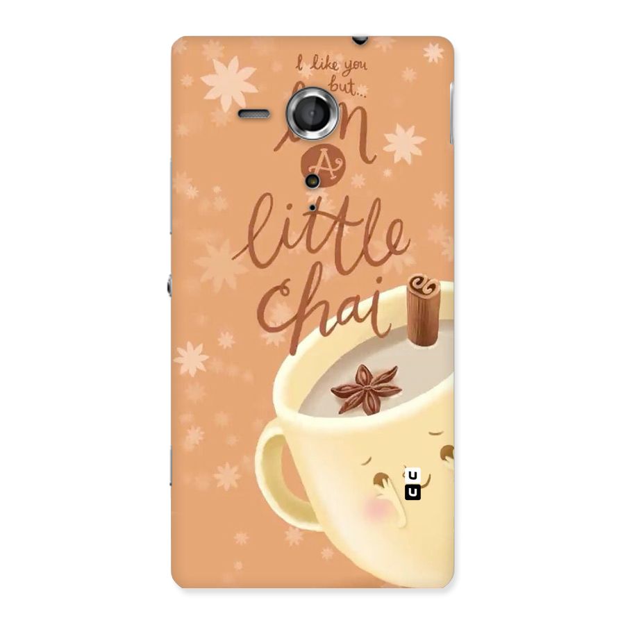 A Little Chai Back Case for Sony Xperia SP