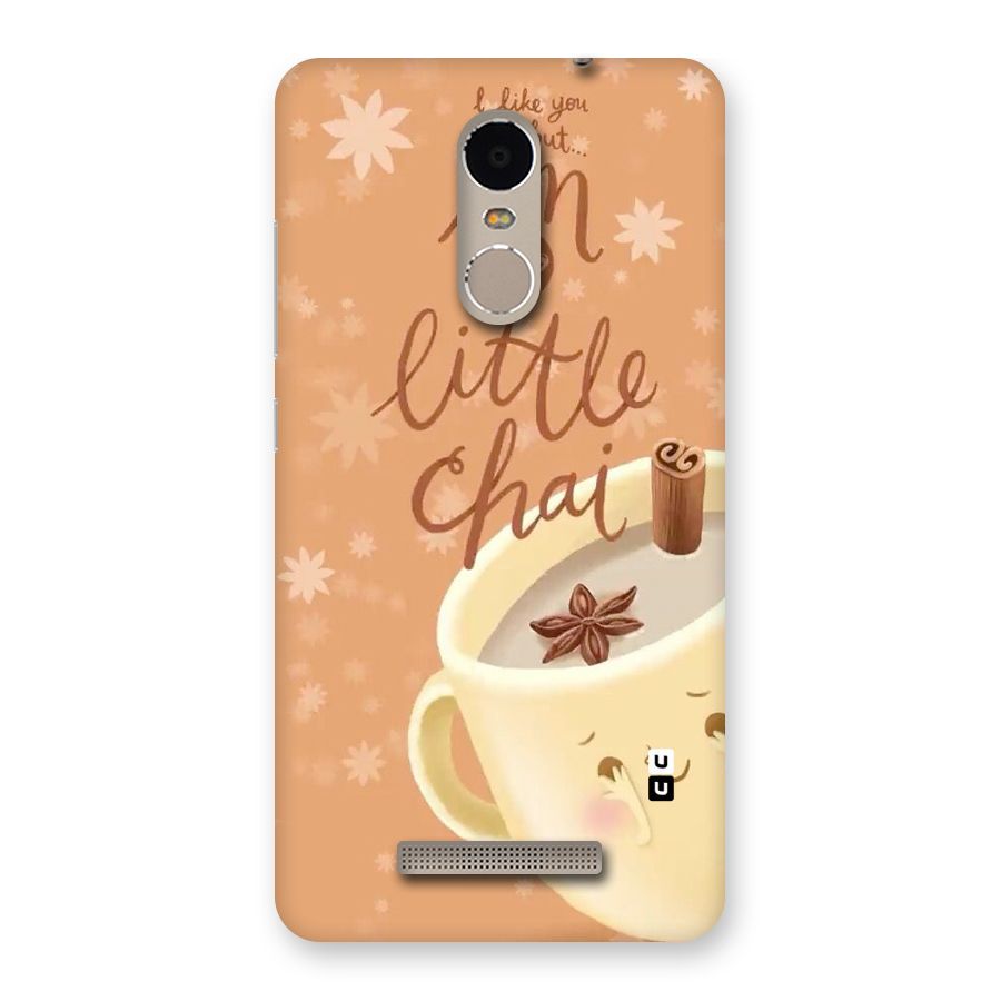 A Little Chai Back Case for Xiaomi Redmi Note 3