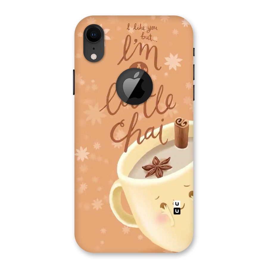 A Little Chai Back Case for iPhone XR Logo Cut