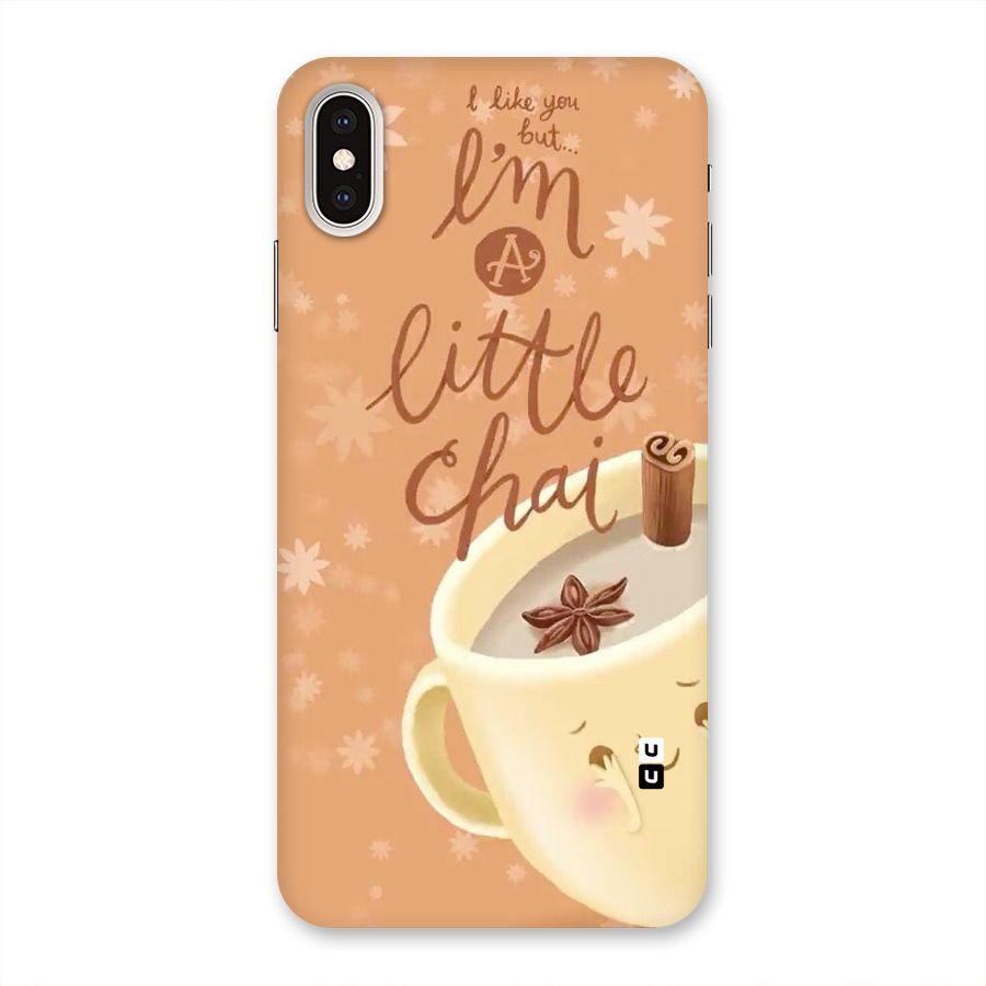 A Little Chai Back Case for iPhone XS Max