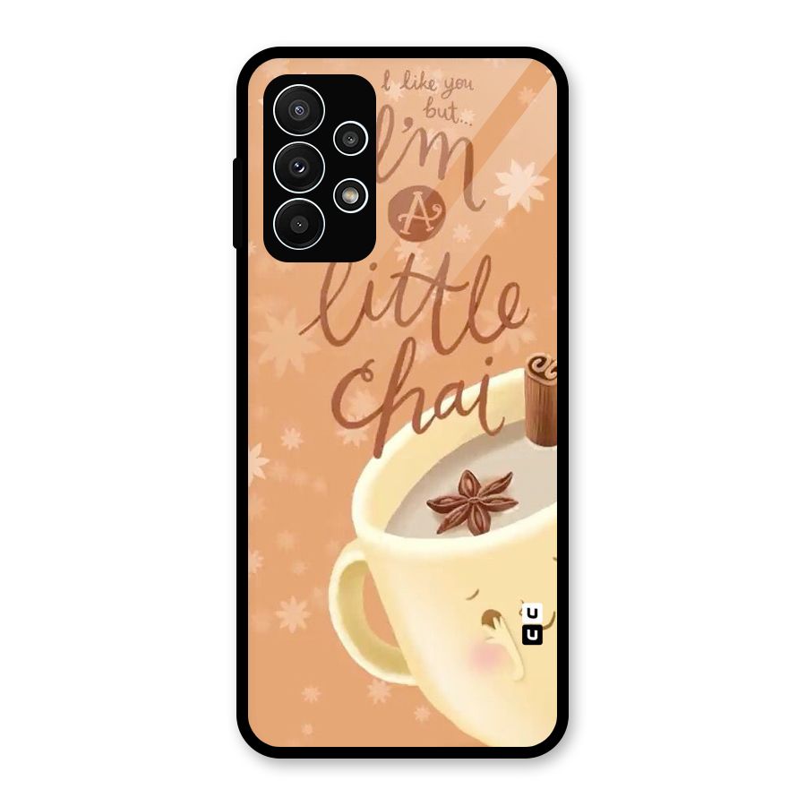 A Little Chai Glass Back Case for Galaxy A23