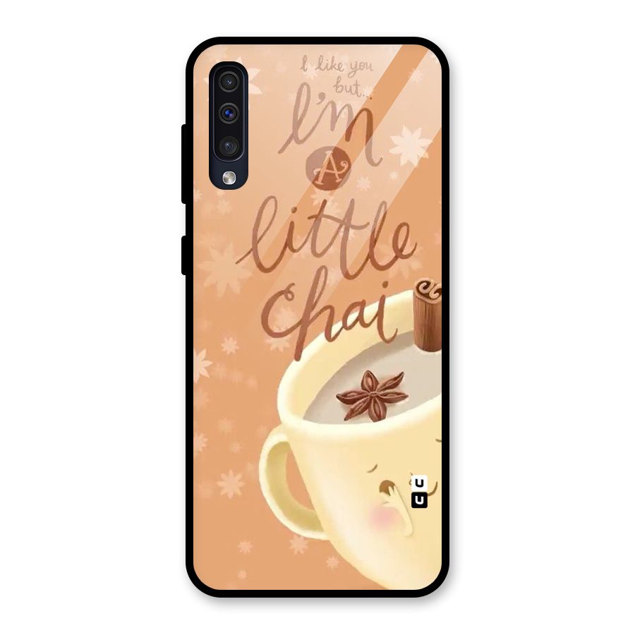 A Little Chai Glass Back Case for Galaxy A30s