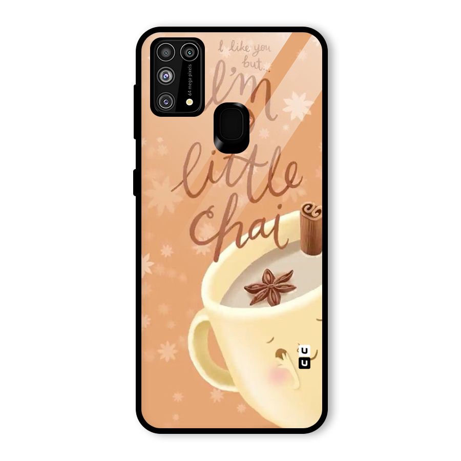 A Little Chai Glass Back Case for Galaxy F41