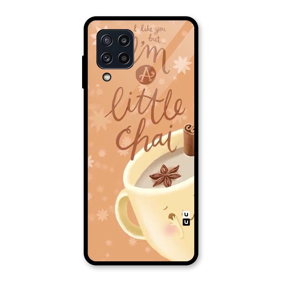 A Little Chai Glass Back Case for Galaxy M32