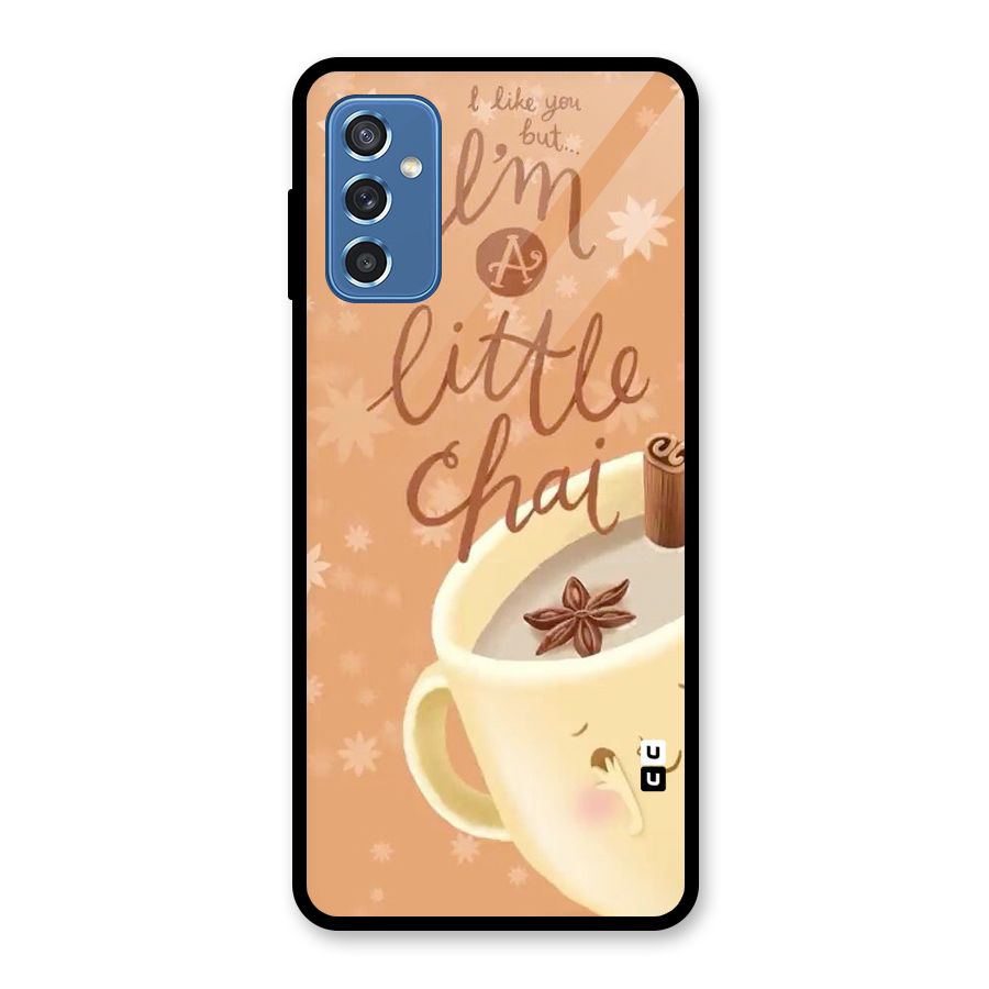 A Little Chai Glass Back Case for Galaxy M52 5G