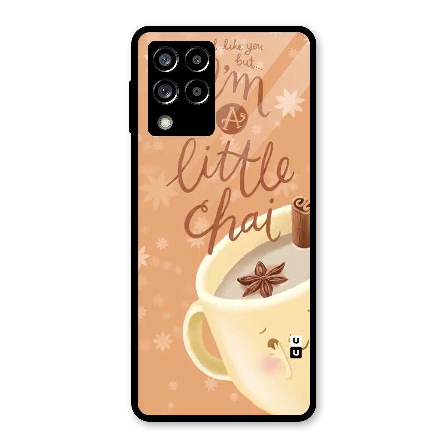 A Little Chai Glass Back Case for Galaxy M53 5G