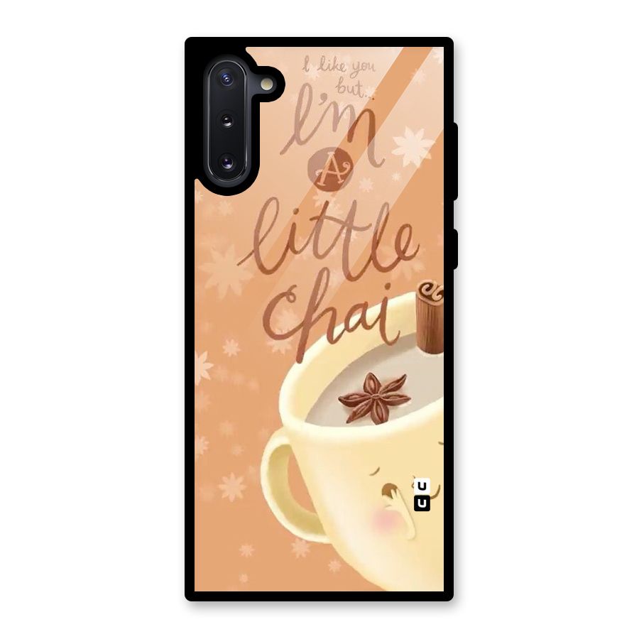 A Little Chai Glass Back Case for Galaxy Note 10
