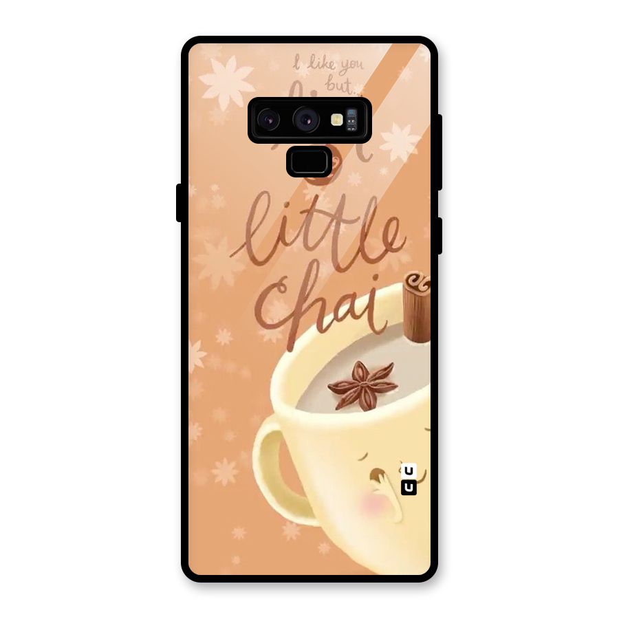 A Little Chai Glass Back Case for Galaxy Note 9