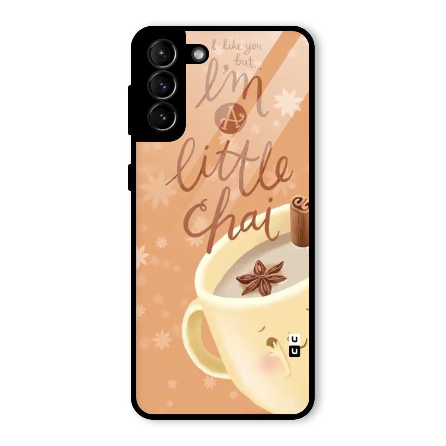 A Little Chai Glass Back Case for Galaxy S21 Plus