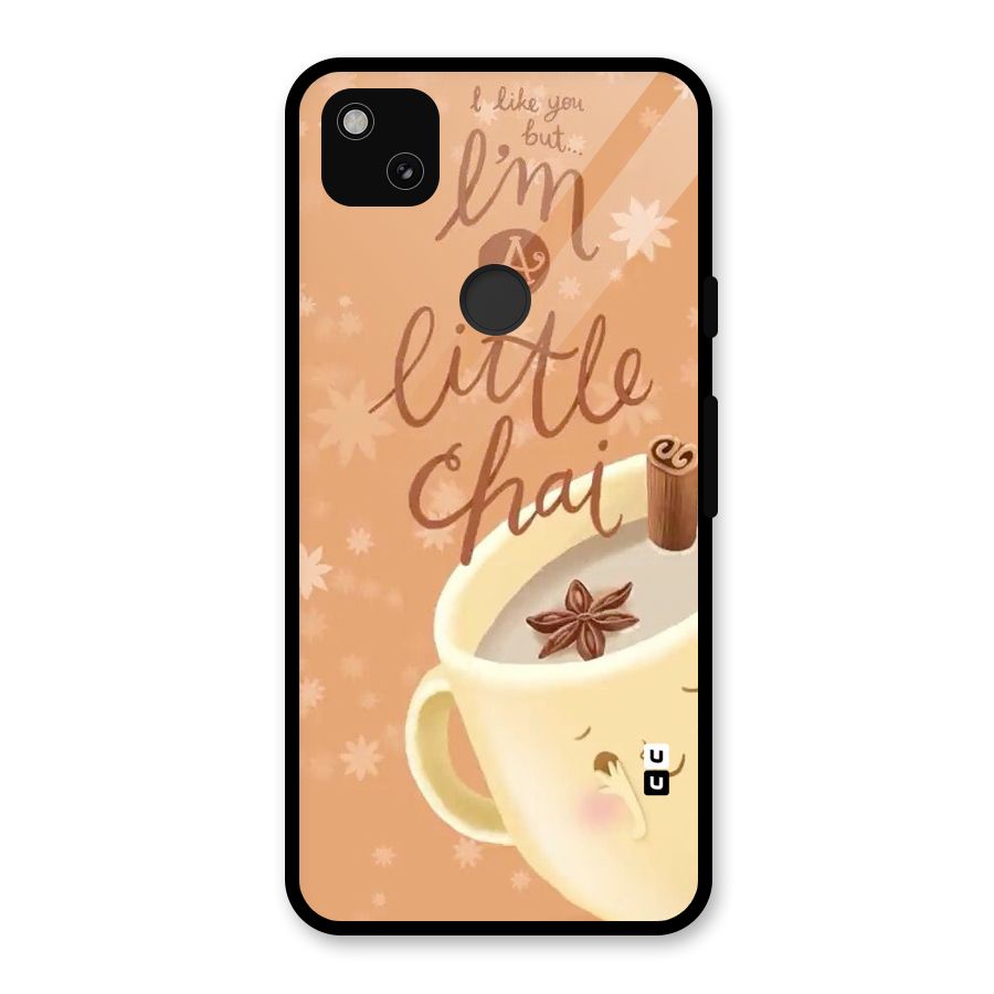 A Little Chai Glass Back Case for Google Pixel 4a