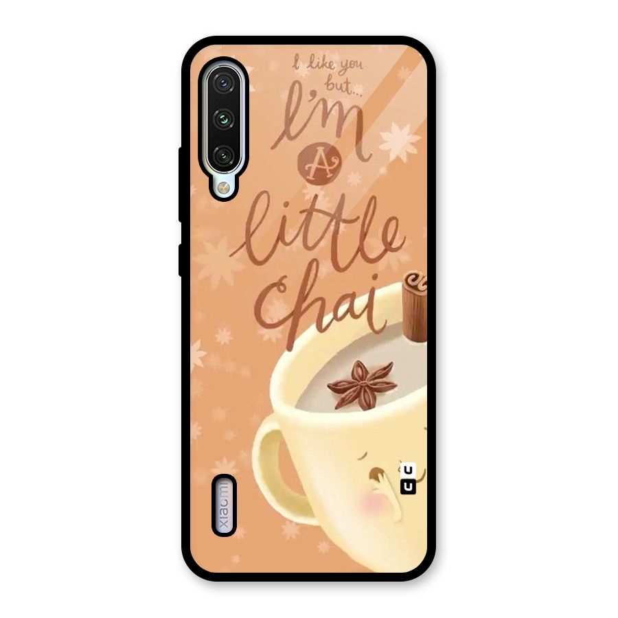 A Little Chai Glass Back Case for Mi A3