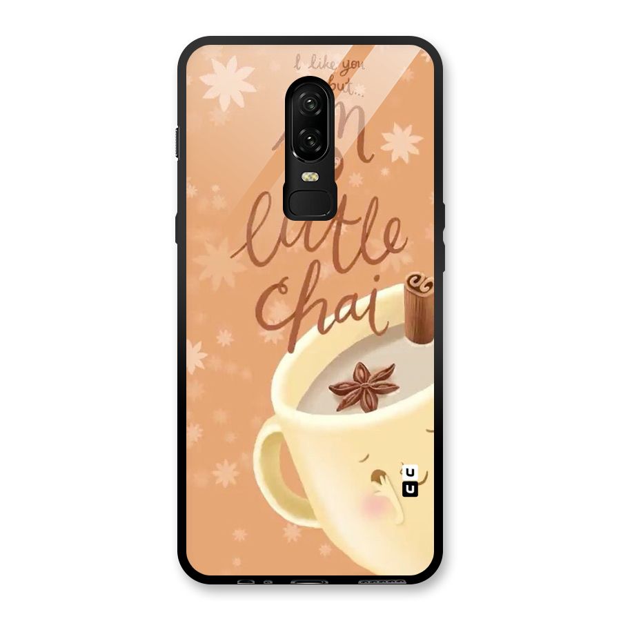 A Little Chai Glass Back Case for OnePlus 6
