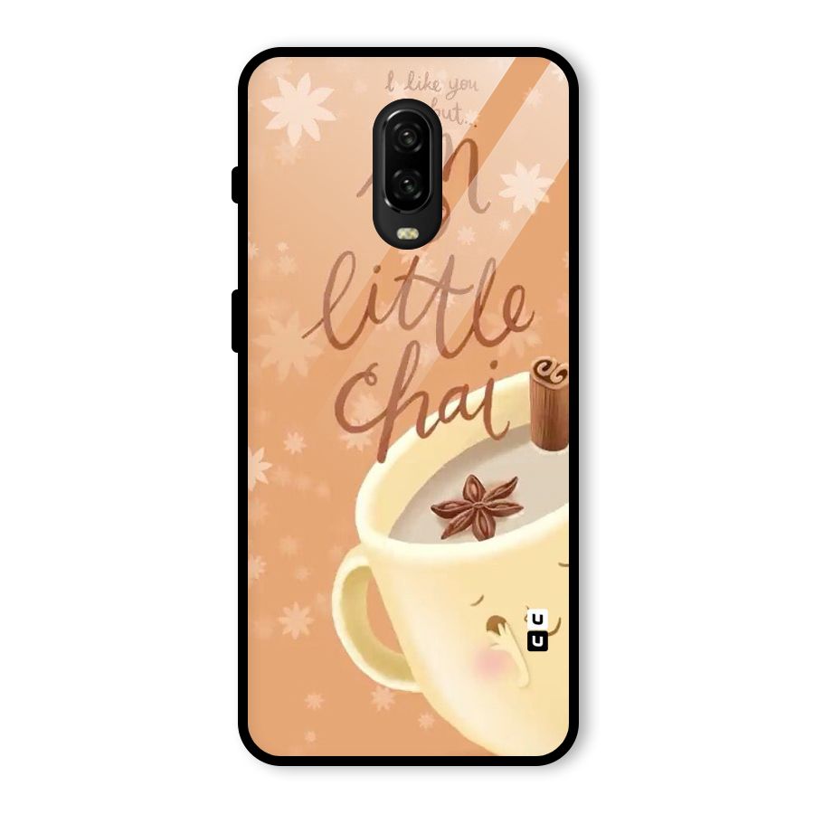A Little Chai Glass Back Case for OnePlus 6T