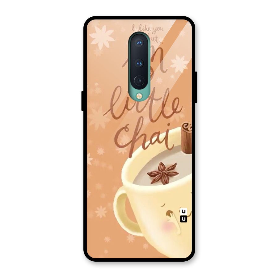 A Little Chai Glass Back Case for OnePlus 8
