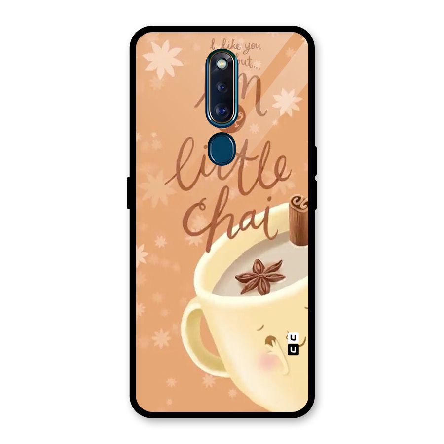 A Little Chai Glass Back Case for Oppo F11 Pro