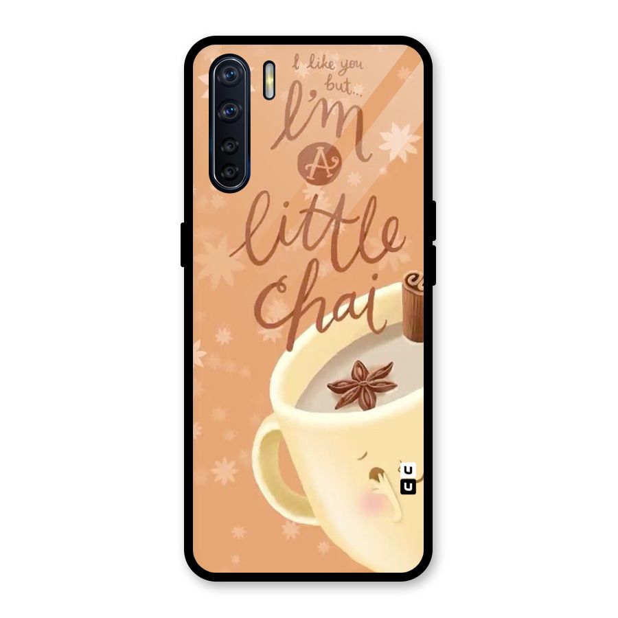 A Little Chai Glass Back Case for Oppo F15