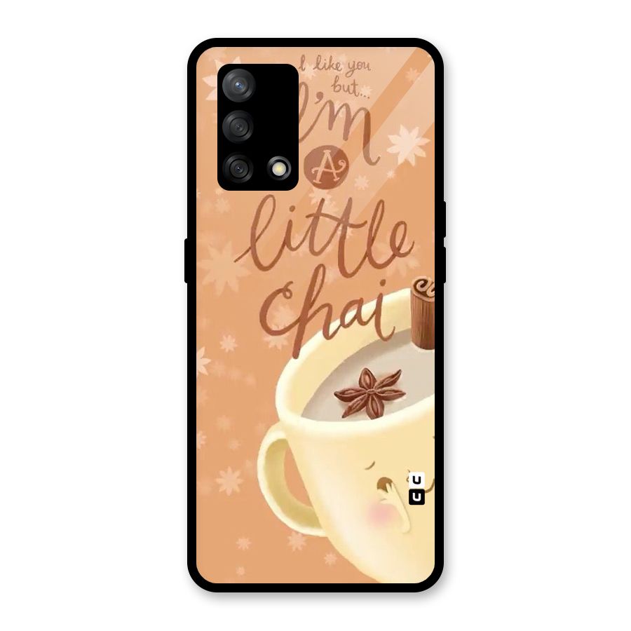 A Little Chai Glass Back Case for Oppo F19