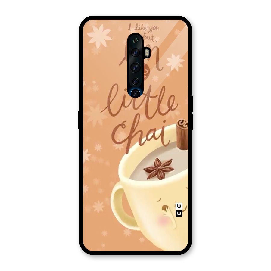 A Little Chai Glass Back Case for Oppo Reno2 F