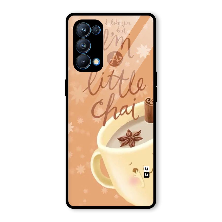 A Little Chai Glass Back Case for Oppo Reno5 Pro 5G