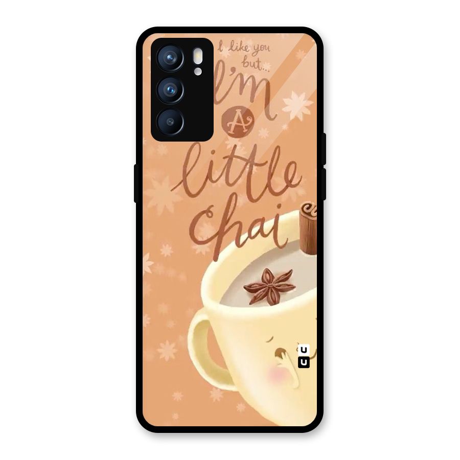 A Little Chai Glass Back Case for Oppo Reno6 5G