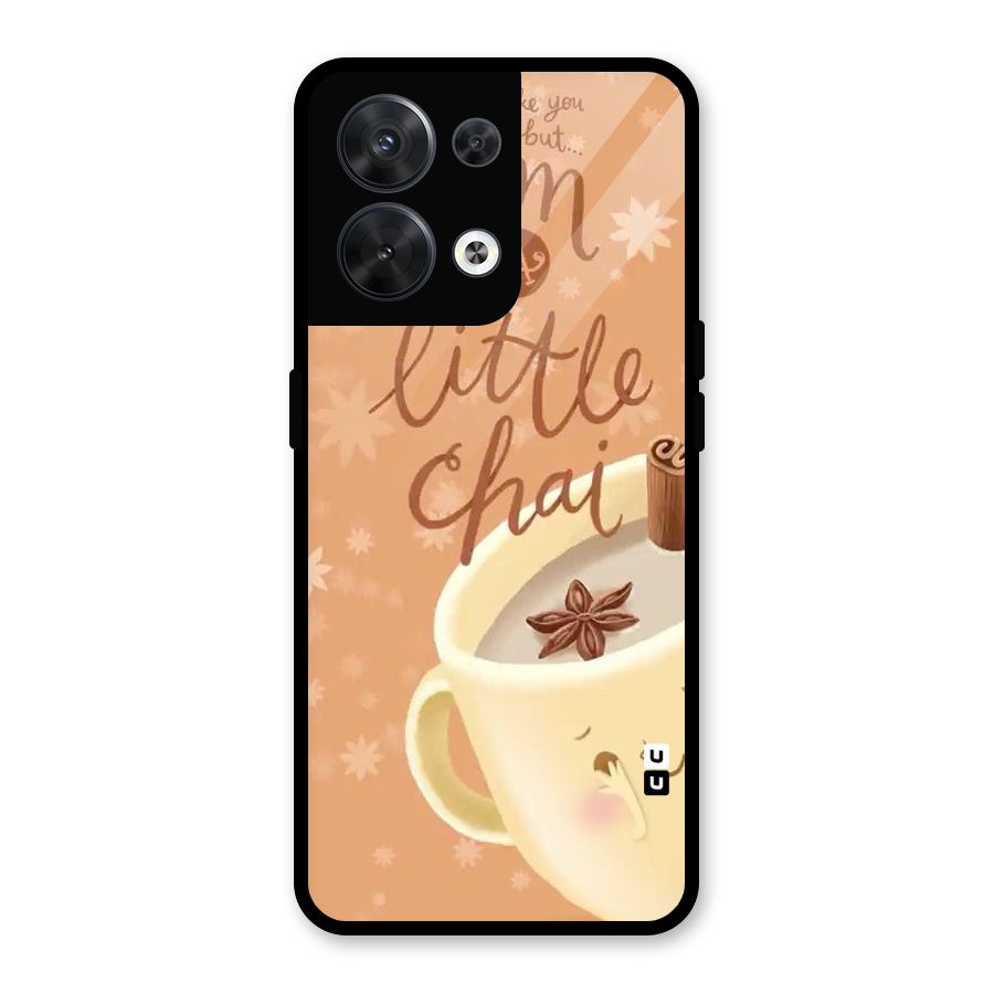 A Little Chai Glass Back Case for Oppo Reno8 5G