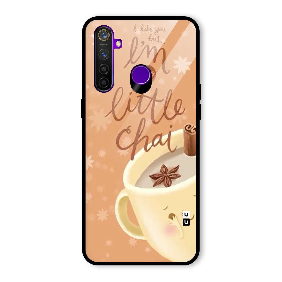 A Little Chai Glass Back Case for Realme 5 Pro