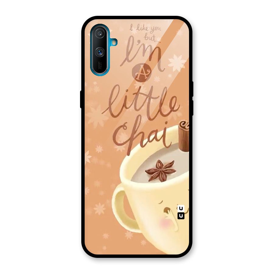 A Little Chai Glass Back Case for Realme C3