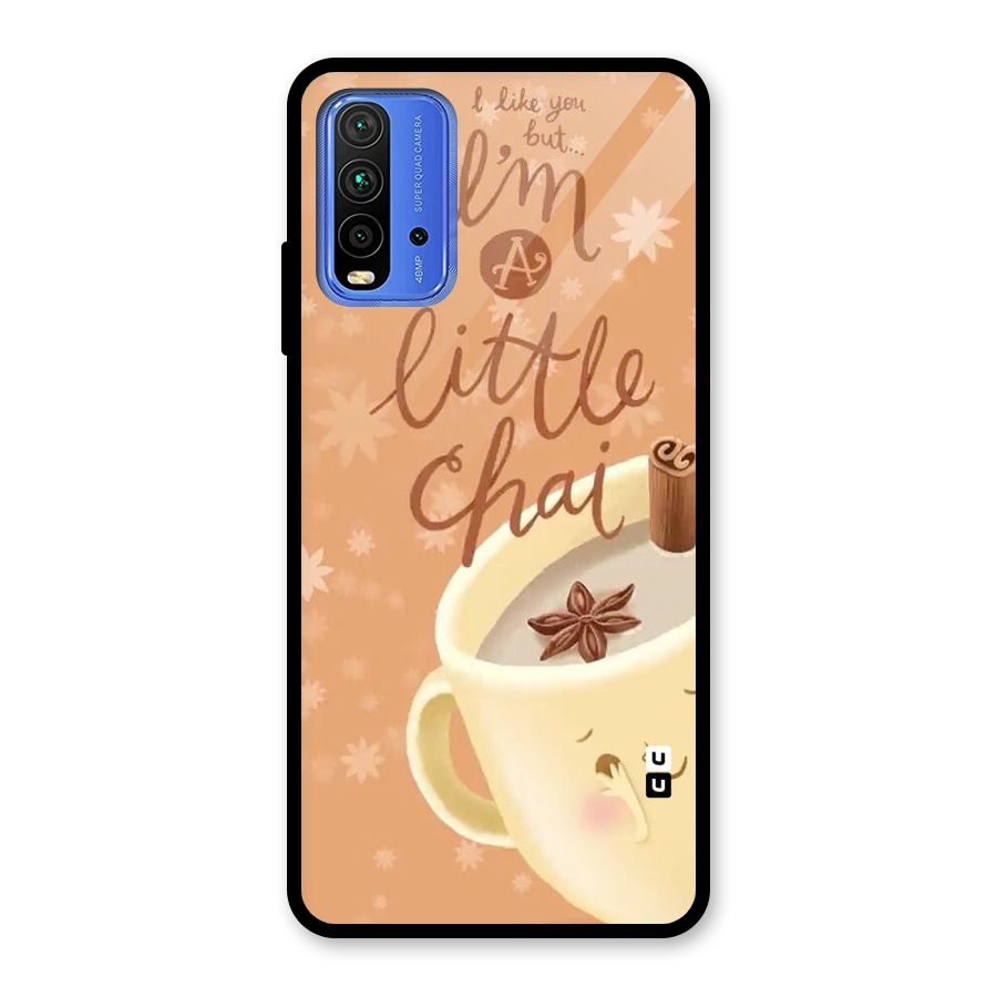 A Little Chai Glass Back Case for Redmi 9 Power