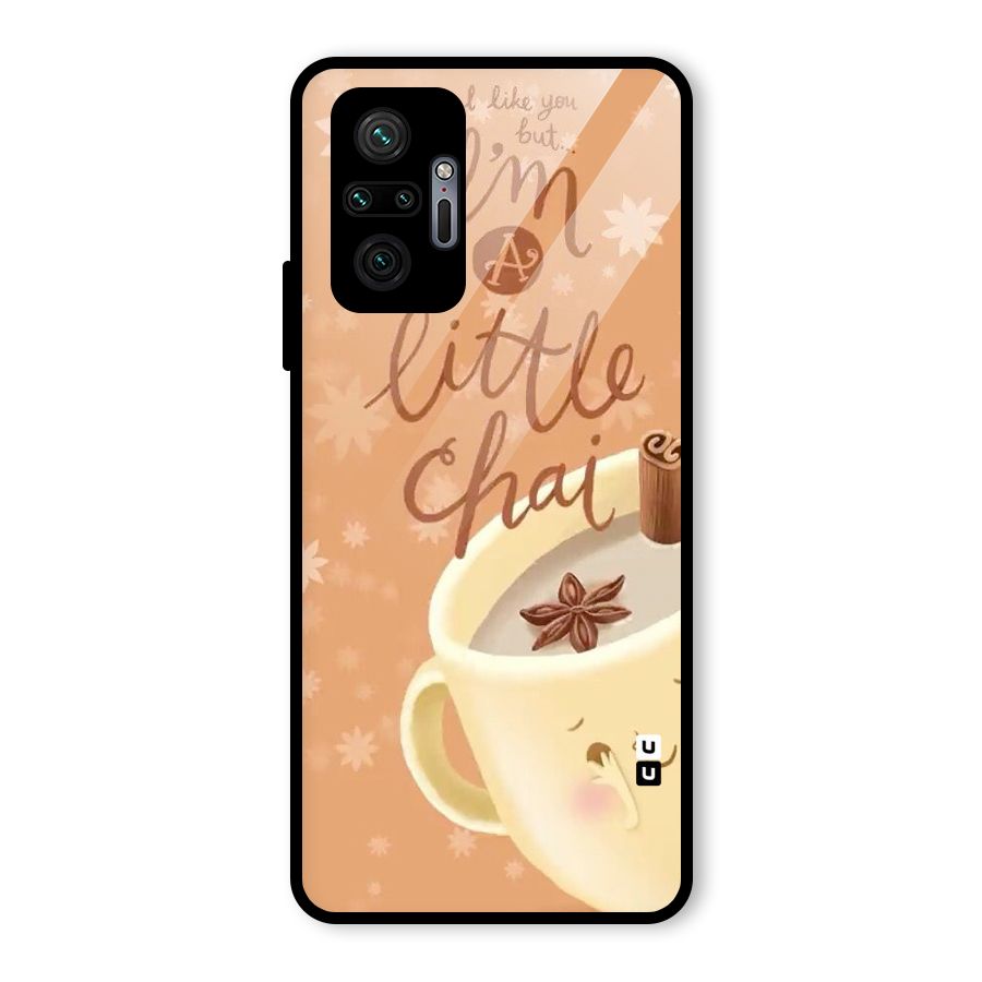 A Little Chai Glass Back Case for Redmi Note 10 Pro