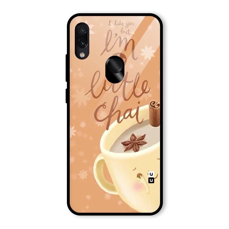 A Little Chai Glass Back Case for Redmi Note 7