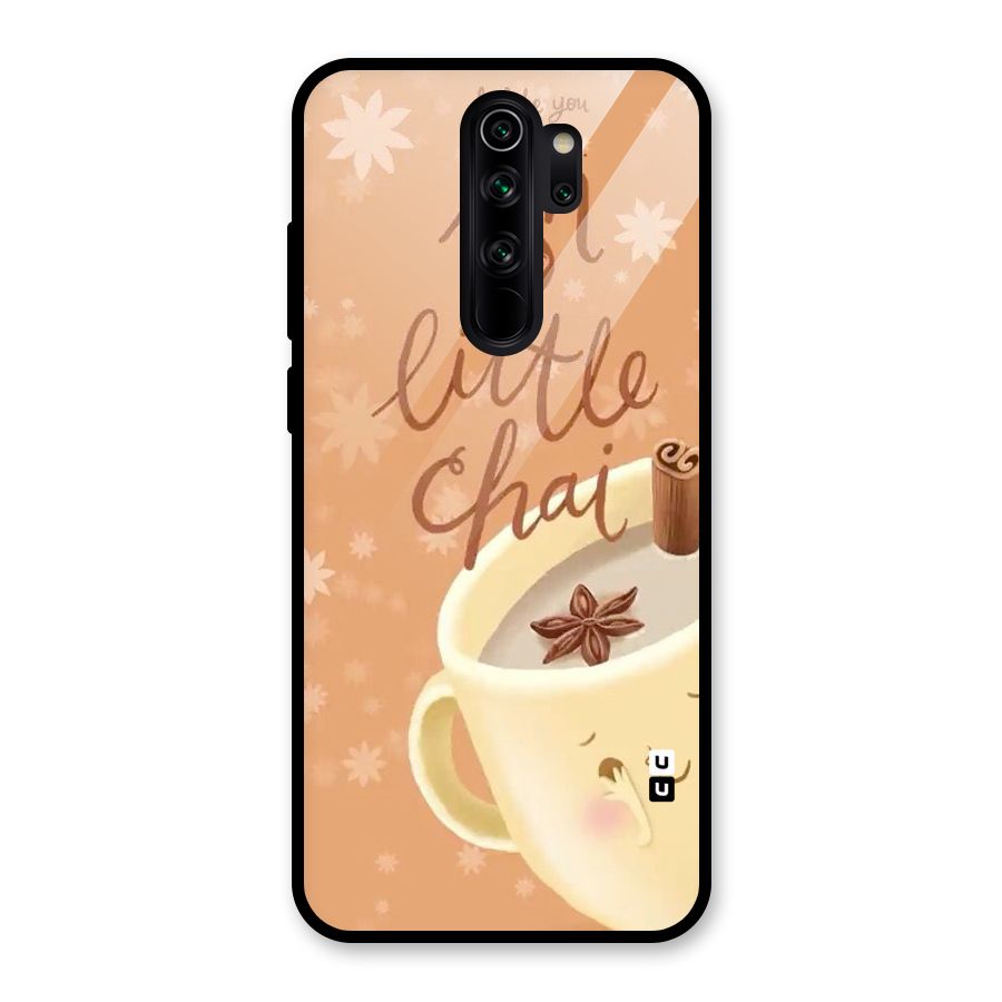 A Little Chai Glass Back Case for Redmi Note 8 Pro