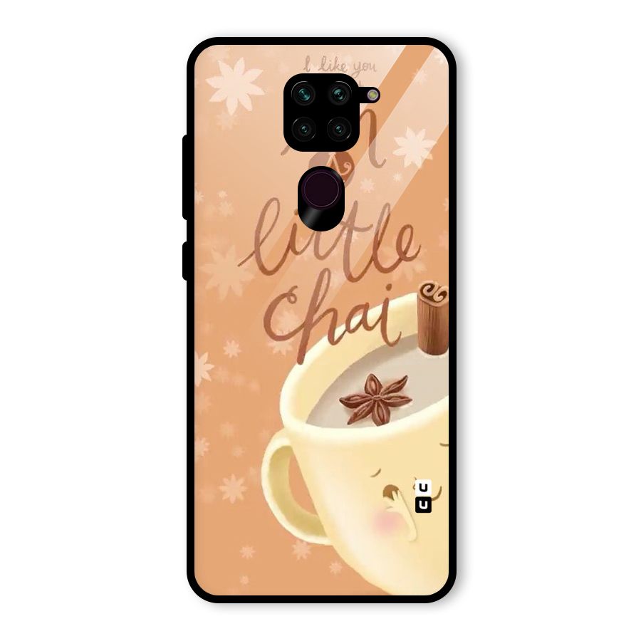 A Little Chai Glass Back Case for Redmi Note 9