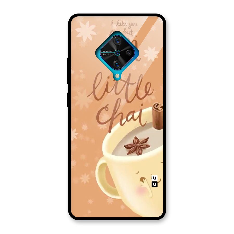 A Little Chai Glass Back Case for Vivo S1 Pro