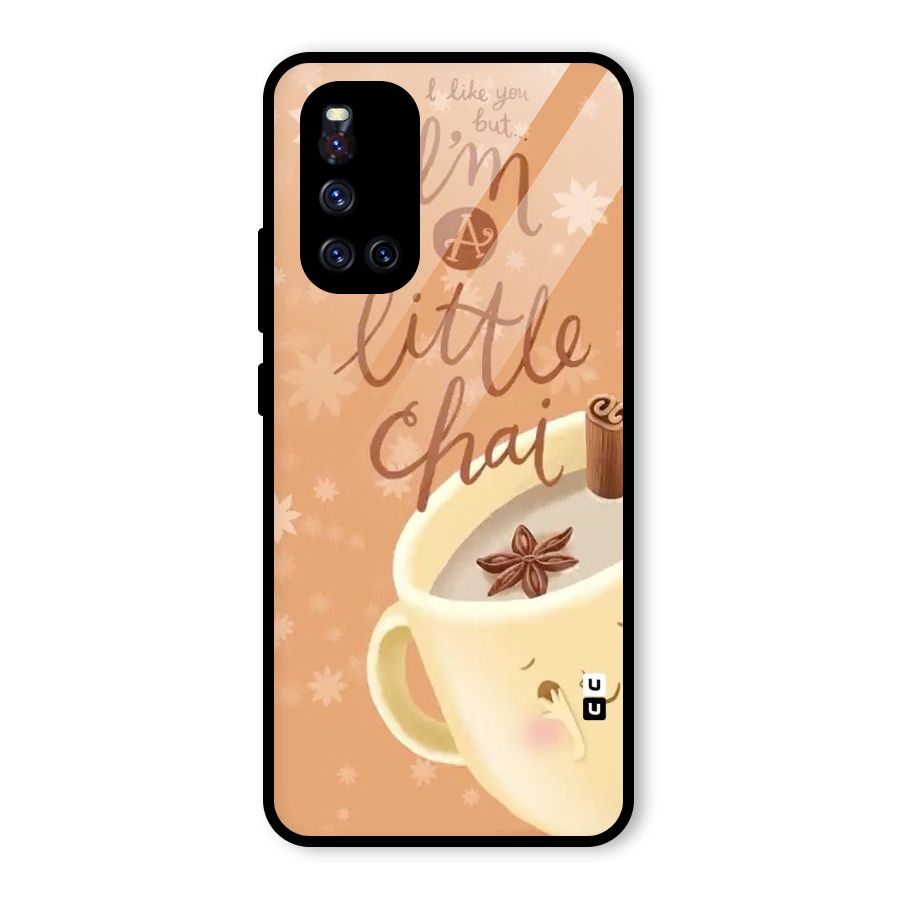 A Little Chai Glass Back Case for Vivo V19