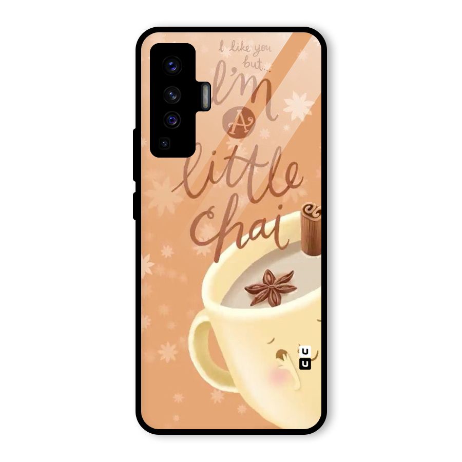 A Little Chai Glass Back Case for Vivo X50