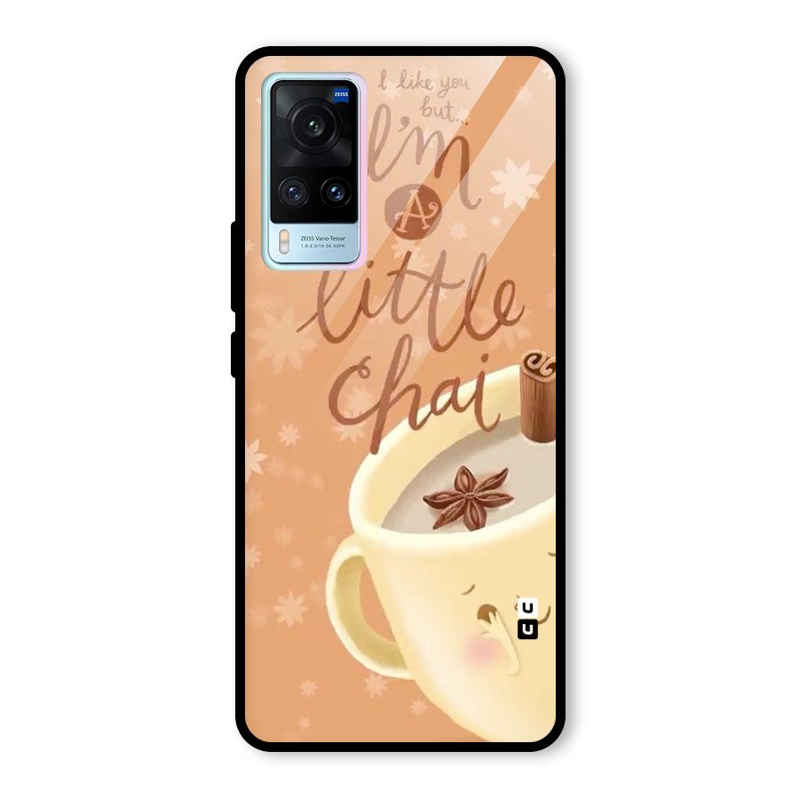 A Little Chai Glass Back Case for Vivo X60
