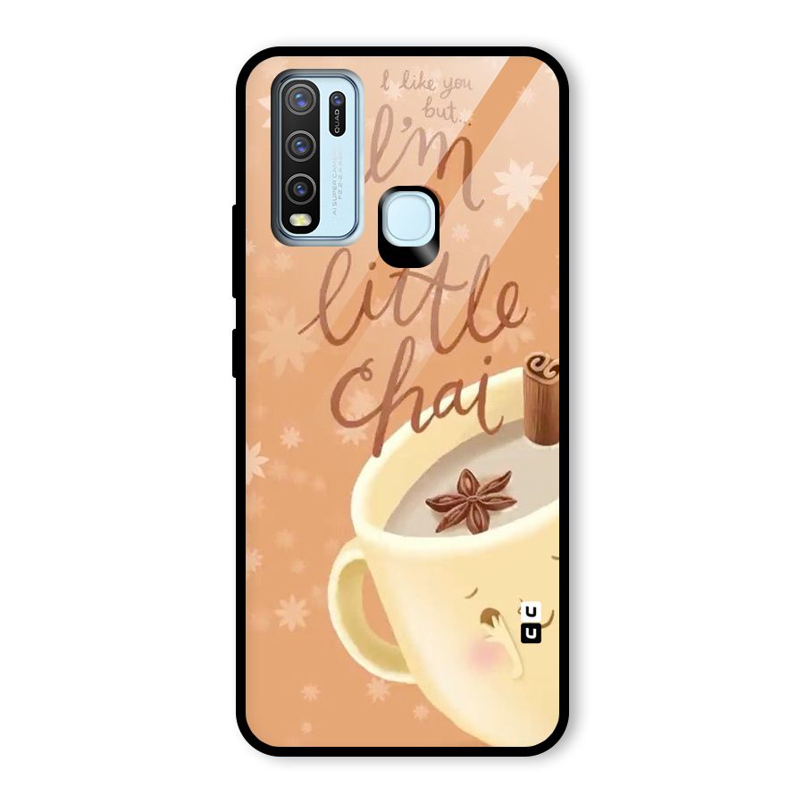 A Little Chai Glass Back Case for Vivo Y30