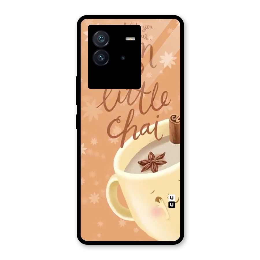 A Little Chai Glass Back Case for Vivo iQOO Neo 6 5G