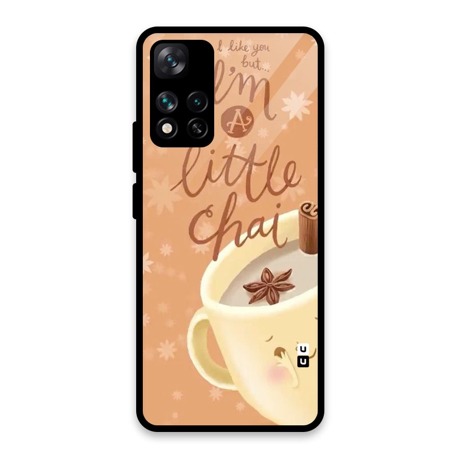 A Little Chai Glass Back Case for Xiaomi 11i HyperCharge 5G
