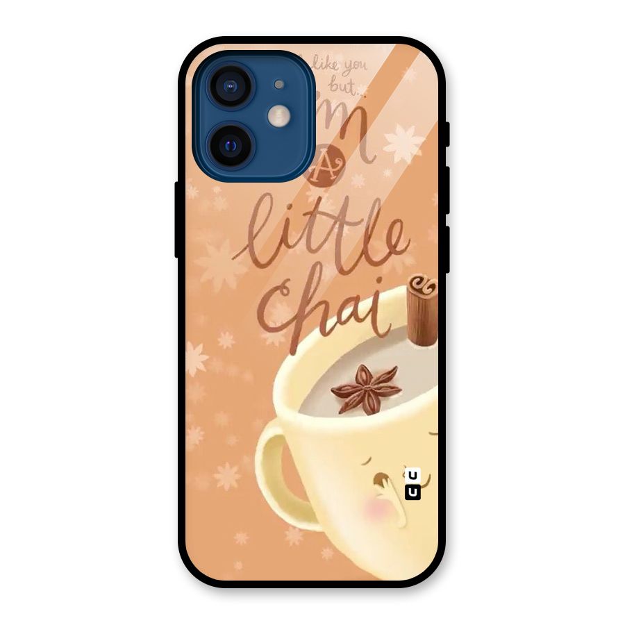 A Little Chai Glass Back Case for iPhone 12 Mini