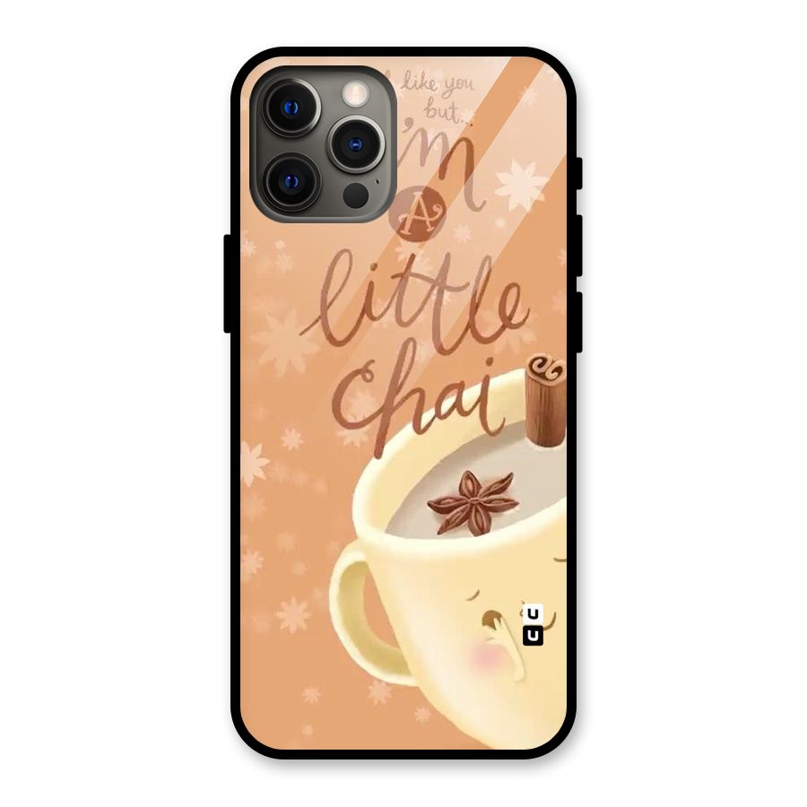 A Little Chai Glass Back Case for iPhone 12 Pro Max