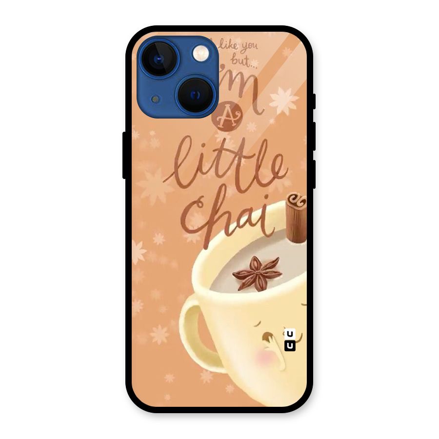 A Little Chai Glass Back Case for iPhone 13 Mini
