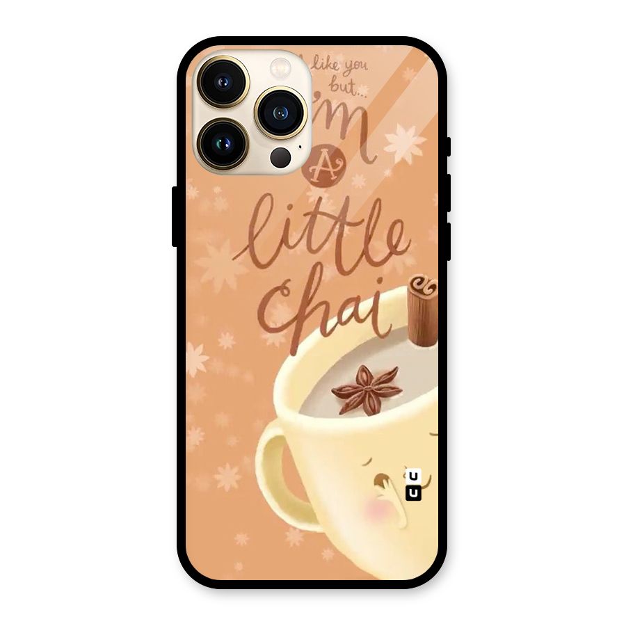 A Little Chai Glass Back Case for iPhone 13 Pro Max