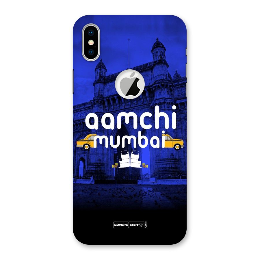 Aamchi Mumbai Back Case for iPhone X Logo Cut